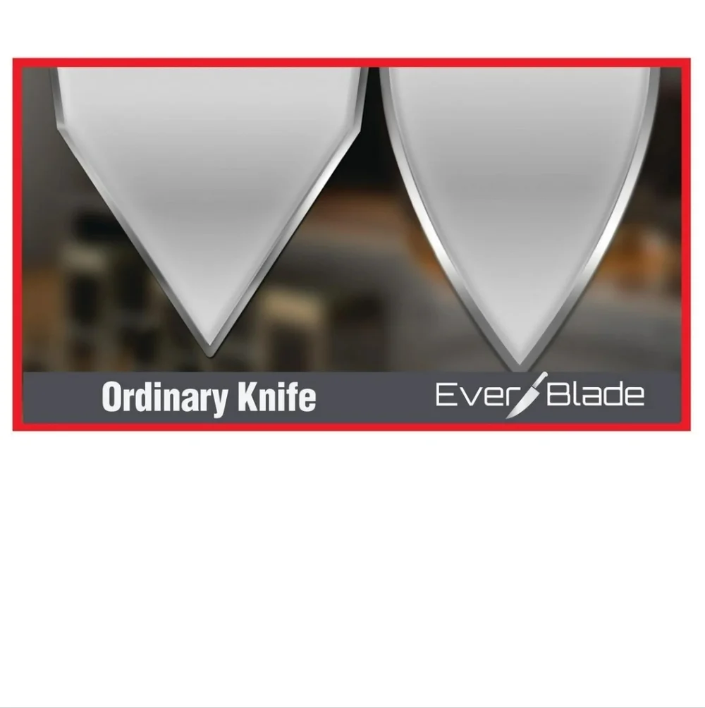 EverBlade Self-Sharpening Chef Knife New In Box